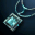 Blue Diamond Necklace 
