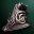 Chic Silver Horn Cap 
