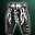 Sealed Moirai Leather Leggings 