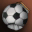 Soccer Ball Afro Hair - White 