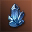 Extracted Blue Star Stone 